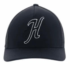 HOOey "Skipper" Black Hat -Hooey Brands 1805BKfront 26379.1524811495.1280.1280