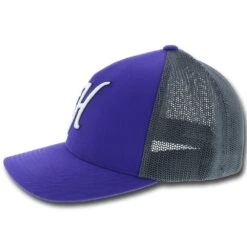HOOey "Skipper" Purple/Grey Hat -Hooey Brands 1805PLGYside 45962.1550318216.1280.1280