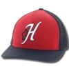 HOOey "Skipper" Red/Black Hat
