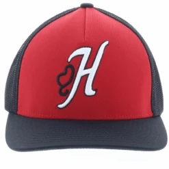 HOOey "Skipper" Red/Black Hat -Hooey Brands 1805RDBKfront 70765.1524785959.1280.1280