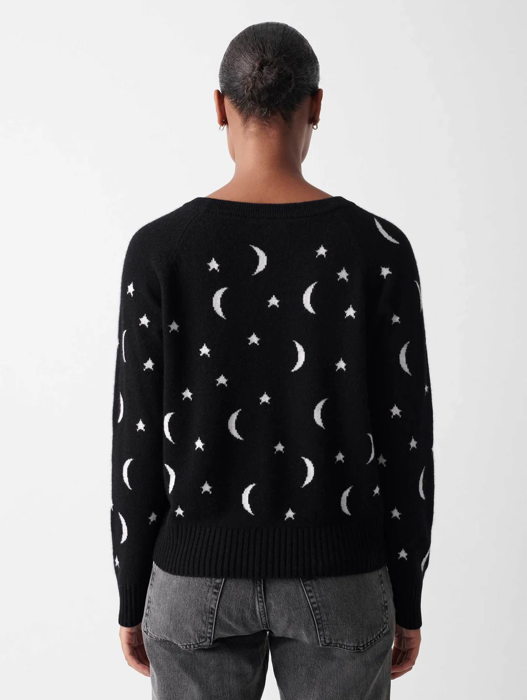 Hooey Brands -Hooey Brands 19610 NEW MOON INTARSIA SWEATSHIRT BLACK WHITE AM 2 1360x d25159cc 9b06 4c13 80bc 635c9b673eb0