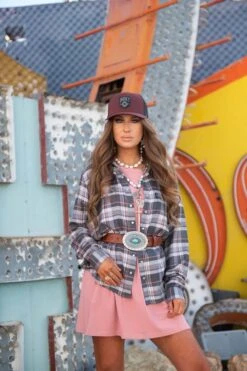 HOOey "Ladies Flannels" Charcoal/ Grey -Hooey Brands 21 Hooey 134