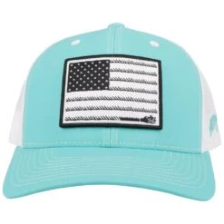 HOOey "Liberty Roper" Turquoise/White Hat -Hooey Brands 2110T TQWH01