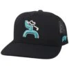 HOOey "Golf" Black Hat -Hooey Brands 2116T BK02