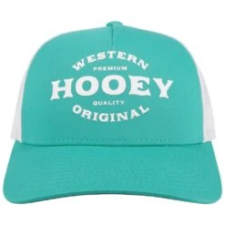 HOOey "Saloon" Teal/White Hat -Hooey Brands 2117T TLWH01