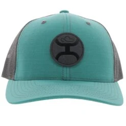 HOOey "Blush" Teal / Grey Hat -Hooey Brands 2205T TLGY01