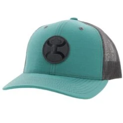 HOOey "Blush" Teal / Grey Hat