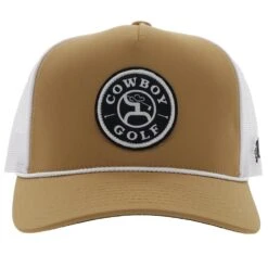 HOOey "Cowboy Golf" Tan/White Hat -Hooey Brands 2230T TNWH01