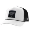 HOOey "Cowboy Golf" White/Black Hat -Hooey Brands 2330T WHBKFRONT