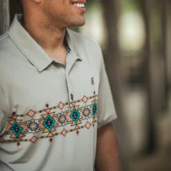 HOOey "The Weekender" Tan W/Nomad Pattern Shirt -Hooey Brands 2R5A1524