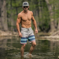 HOOey "Shaka" Cream/ Serape Board Shorts -Hooey Brands 2R5A5112