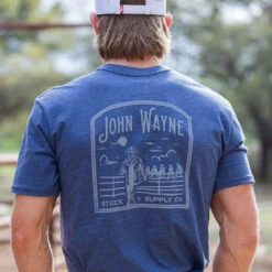 HOOey "John Wayne" Navy T-shirt -Hooey Brands 2R5A6940