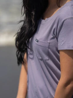 HOOey "Sayulita"T-shirt Dress - Mist -Hooey Brands 2R5A7933