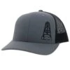 HOOey "HOG" Grey/Black Hat -Hooey Brands 3028T GYBK02