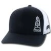 HOOey "HOG" Black/White Hat -Hooey Brands 3029T BKWH 2 54376.1550276808.1280.1280