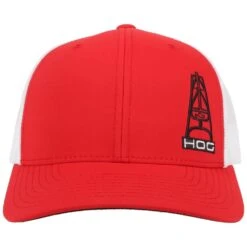 HOOey "HOG" Red/White Hat -Hooey Brands 3029T RDWH01
