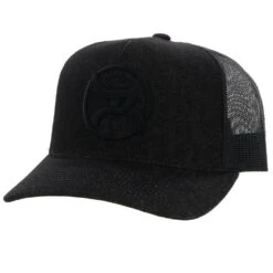 HOOey "Strap" Roughy Black Hat