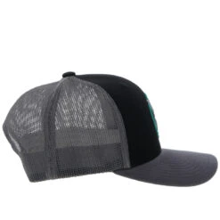 HOOey "Strap" Roughy Black/Grey Hat -Hooey Brands 4031T BKGY13