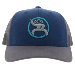 HOOey Youth Hat "Strap" Roughy Blue/Grey -Hooey Brands 4031T BLGY01 27209914 a527 4d10 a8b9 605e85a3bdac