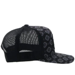 HOOey "Tribe" Black W/ Aztec Print Hat -Hooey Brands 4040T BK13