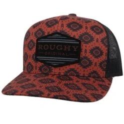HOOey "Tribe" Roughy Print/Black Hat
