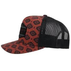 HOOey "Tribe" Roughy Print/Black Hat -Hooey Brands 4040T RUBK05