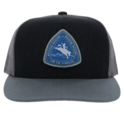 HOOey Youth Hat "Summit" Black/Grey -Hooey Brands 4041T BKGY01 ba445ff6 f3e7 4ab3 b518 fe359b19c475