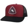 HOOey "Summit" Maroon/Black Hat -Hooey Brands 4041T MABK02