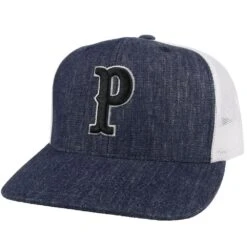 HOOey "Punchy" Hat, Navy/White