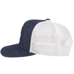 HOOey "Punchy" Hat, Navy/White -Hooey Brands 5026T NVWH 3