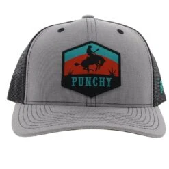 HOOey "Punchy" Youth Grey/Black Hat -Hooey Brands 5027T GYBK01