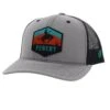 HOOey "Punchy" Patch, Grey/Black Hat -Hooey Brands 5027T GYBK02 b7d2ddeb 1d53 4692 a368 309c3a6cf693