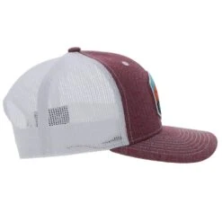 HOOey "Punchy" Maroon/White Hat -Hooey Brands 5027T MAWH13