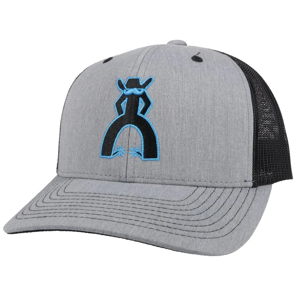 HOOey "Punchy" Embroidered Logo, Grey Hat 1 HOOey "Punchy" Embroidered Logo, Grey Hat