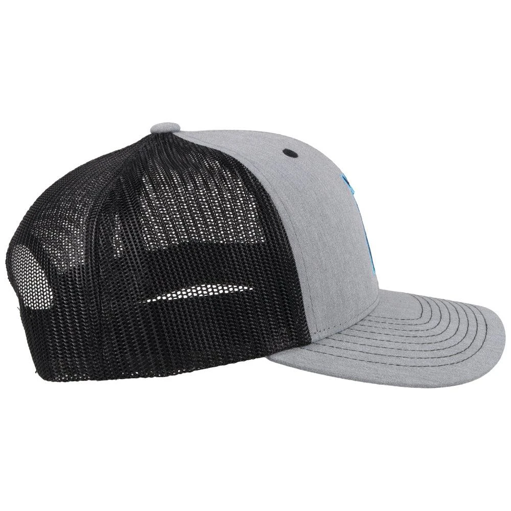 HOOey "Punchy" Embroidered Logo, Grey Hat 5 HOOey "Punchy" Embroidered Logo, Grey Hat - Image 5