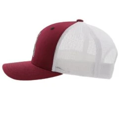 HOOey "Punchy" Hat, Maroon/White -Hooey Brands 5028T MAWH05