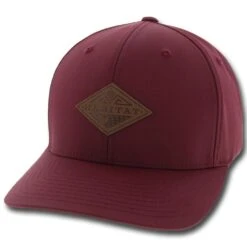 HOOey "Graphite" Maroon Hat