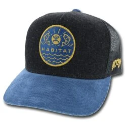 HOOey "Element" Black/Blue Hat