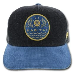 HOOey "Element" Black/Blue Hat -Hooey Brands 6004T BKfront 19062.1549652939.1280.1280