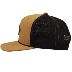 HOOey "Graphite" Tan/Black W/black & White Diamond Patch Hat -Hooey Brands 6011T TNBK06