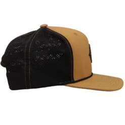 HOOey "Graphite" Tan/Black W/black & White Diamond Patch Hat -Hooey Brands 6011T TNBK16