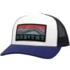 HOOey "Habitat" White / Navy Hat -Hooey Brands 6012T WHNV02
