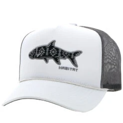 HOOey "Habitat" White/Grey Hat