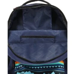 "Recess" Navy/Serape Hooey Backpack -Hooey Brands BP041NVTQ INSIDE