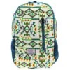 "Rockstar" Cream/Teal W/Breaded Pattern Hooey Backpack -Hooey Brands BP042GRTL front