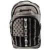 "Ox" Grey/Black Flag Hooey Backpack -Hooey Brands BP044GYBK front