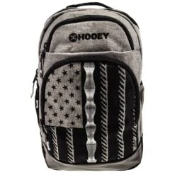 "Ox" Grey/Black Flag Hooey Backpack