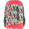 "Rockstar" Hooey Backpack Cream/Rose/Turquoise Feather Aztec W/Rose/Black Accents -Hooey Brands BP052AZPK 01