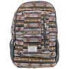 "Rockstar" Hooey Backpack Grey/Tan Stripe W/Charcoal -Hooey Brands BP052GYTN 01