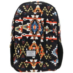 "Rockstar" Hooey Backpack Black/Orange Aztec W/Black